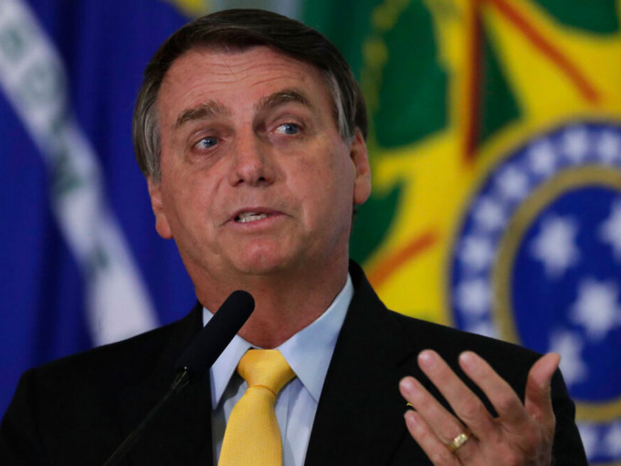 巴西总统拒购买中国制新冠疫苗。AP资料图片