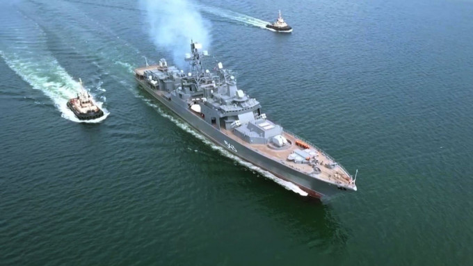 俄罗斯护卫舰「沙波什尼科夫元帅号」。网上图片