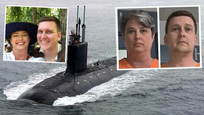 出售核动力潜艇机密给外国手法如间谍电影，美海军核工程师夫妇遭分别重判21年及19年。AP资料图