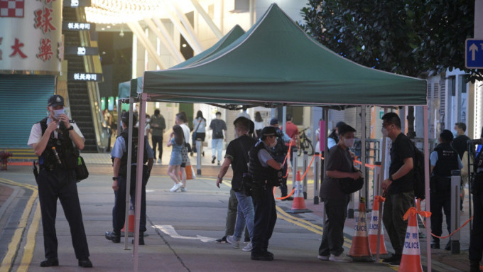 警方当日于铜锣湾维园一带加强巡逻。资料图片