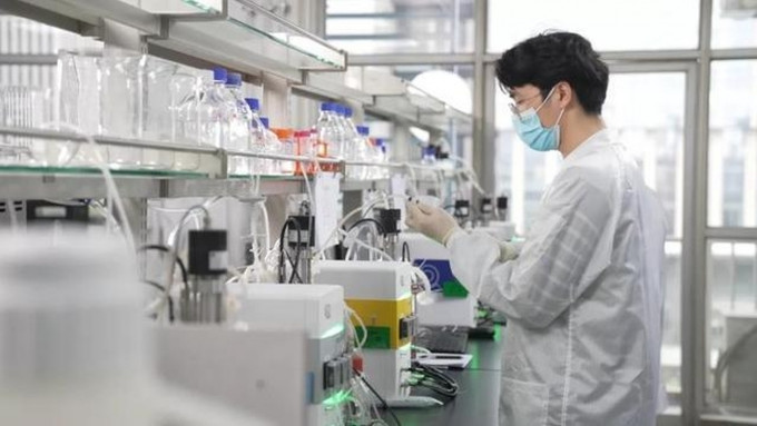 中国企业三叶草生物自主研发新冠候选疫苗，据称对Delta保护效力达79%。（三叶草生物提供图片）