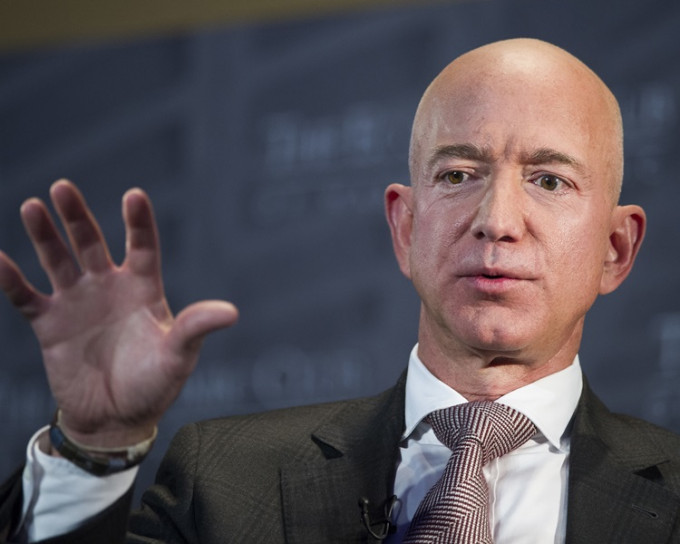 亞馬遜創辦人兼行政總裁貝索斯（Jeff Bezos）。AP