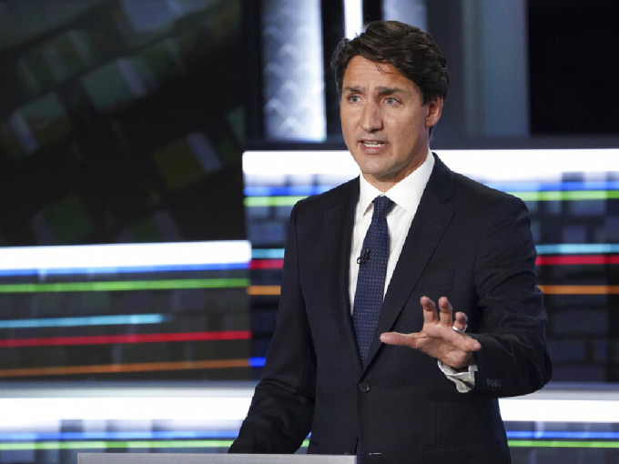加拿大总理杜鲁多因粗鲁对待示威者而受批评。（美联社）