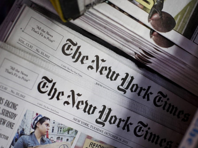 《紐約時報》總訂閱量達到838萬戶。美聯社圖片