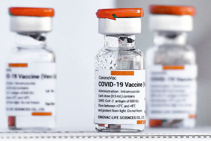 政府收到科興申請更改疫苗的適用年齡至3歲或以上。資料圖片