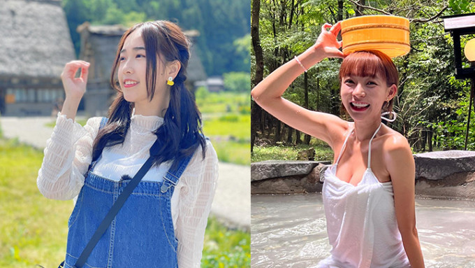 自然系女子日本旅行丨三位豐滿女神浸溫泉震撼視覺 林襄池邊一動作現超3D效果