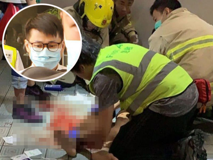 救护车司机陈智枫(小图)出庭仍供。资料图片