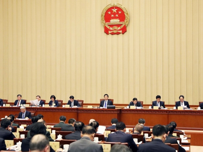 全國人大常委會今日起一連3日在北京召開會議。資料圖片