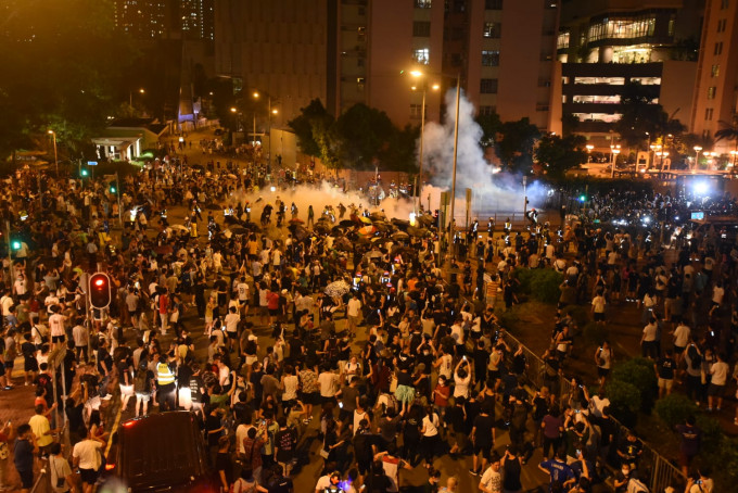 港府修訂《逃犯條例》風波觸發連串示威抗議，並演變成警民衝突。資料圖片