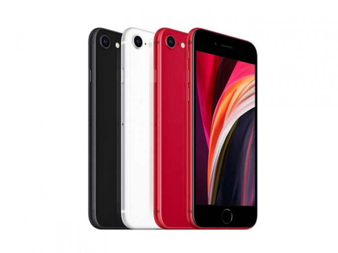 新iPhone SE設有三皇顏色。蘋果圖片