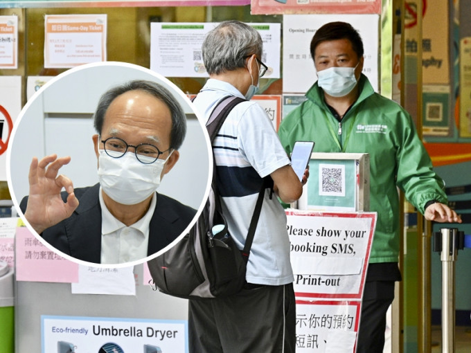 疫苗可预防疾病科学委员会主席刘宇隆（小图）指，委员会虽然建议第三针打复必泰，但亦会容许市民选择科兴疫苗。资料图片