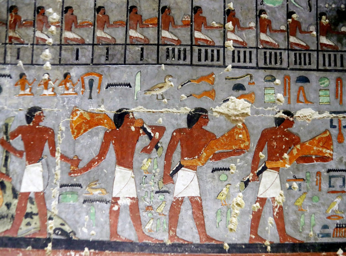 4300年前的埃及古墓出土。新華社圖片
