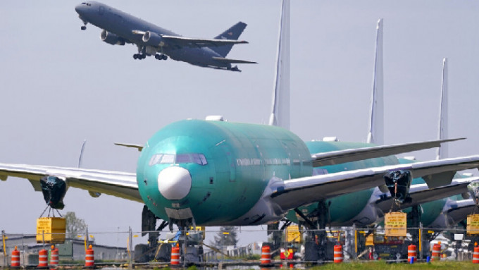 全球两大飞机制造商都关注美国5G频谱会影响航机安全。（美联社）