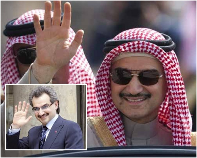 多名王子被捕，其中一人為Prince Alwaleed bin Talal。AP