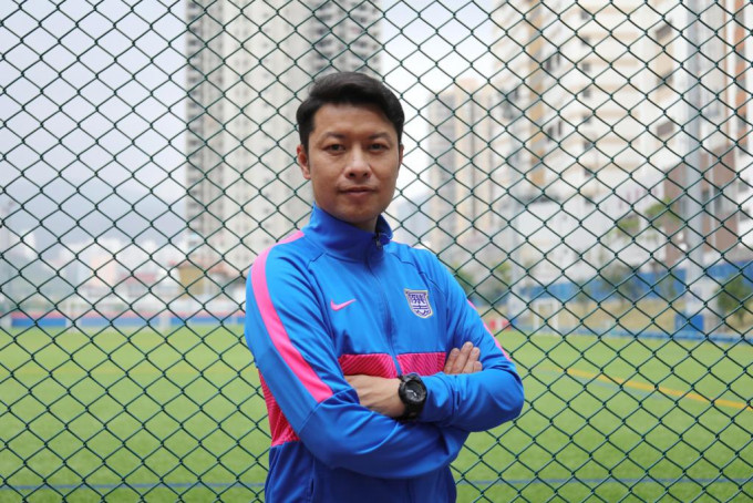 楊正光加盟傑志足球學院任資深青訓教練。傑志提供圖片
