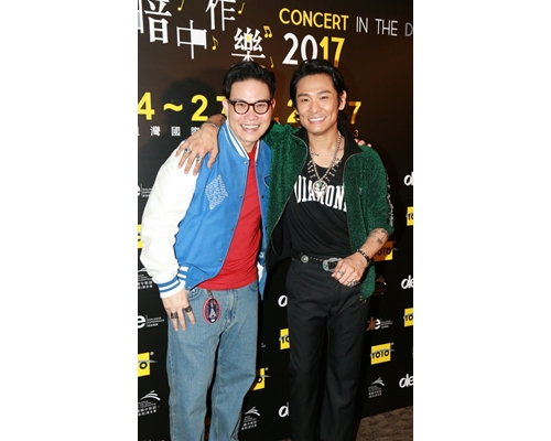 苏永康、杜德伟昨晚参演《暗中作乐2017》声演会。