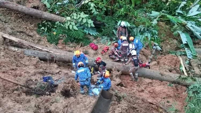  马来西亚云顶发生山泥倾泻，增至16死。AP