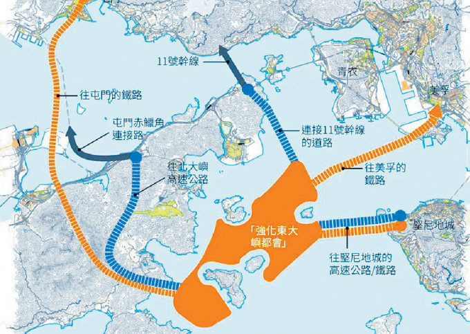 團結香港基金建議於東大嶼填海。資料圖片