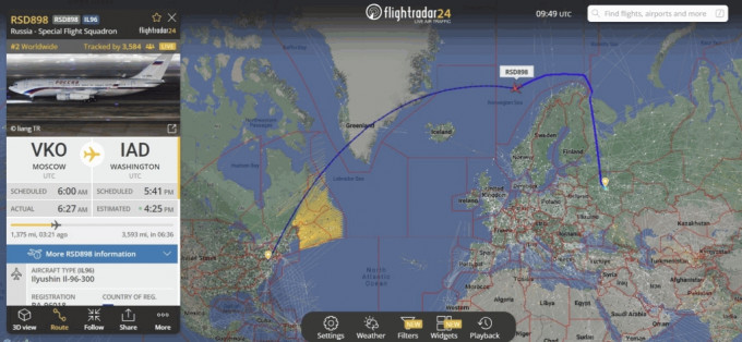 航班追蹤網站（flightradar 24）