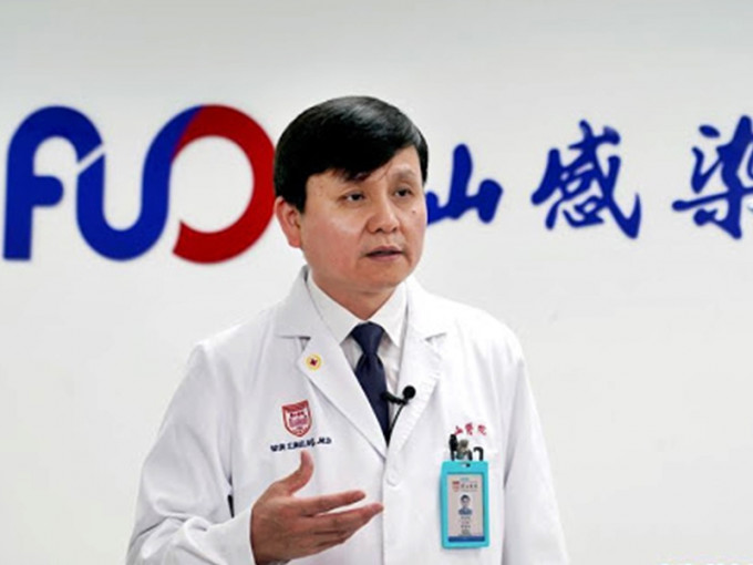 上海復旦大學附屬華山醫院感染科主任張文宏。新華社圖片