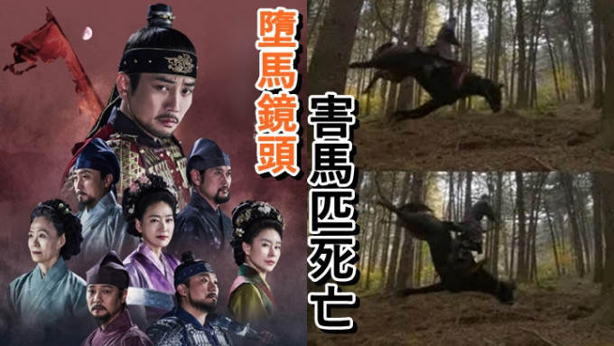 韓劇《太宗李芳遠》拍墮馬戲連累馬匹死亡，惹起外界抨擊。