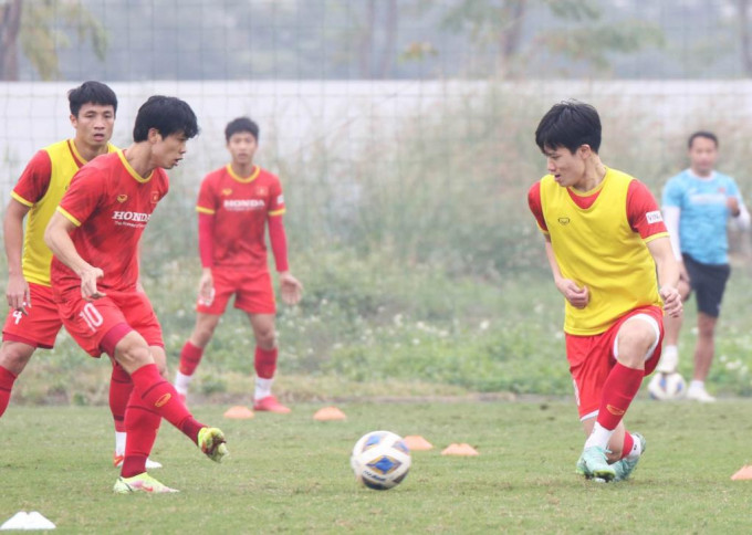 越南已經開始備戰世盃十二強賽。越南足總圖片