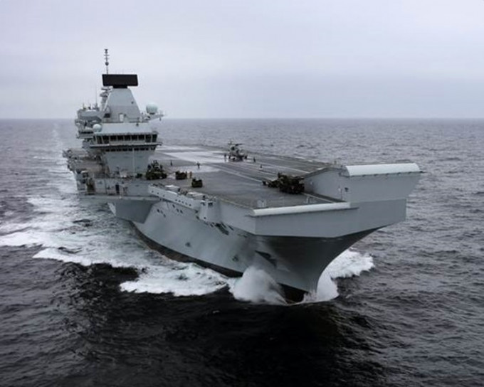 航空母舰「伊利沙伯女皇号」。图: U.K. Royal Navy