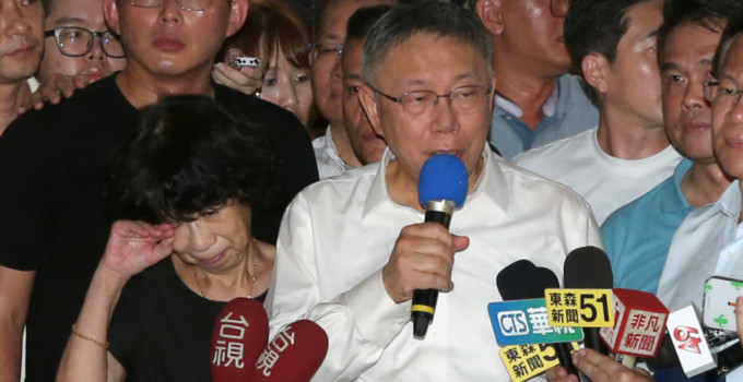 民众党主席柯文哲今天凌晨被北院羁押庭裁定无保释放。（中时新闻网）