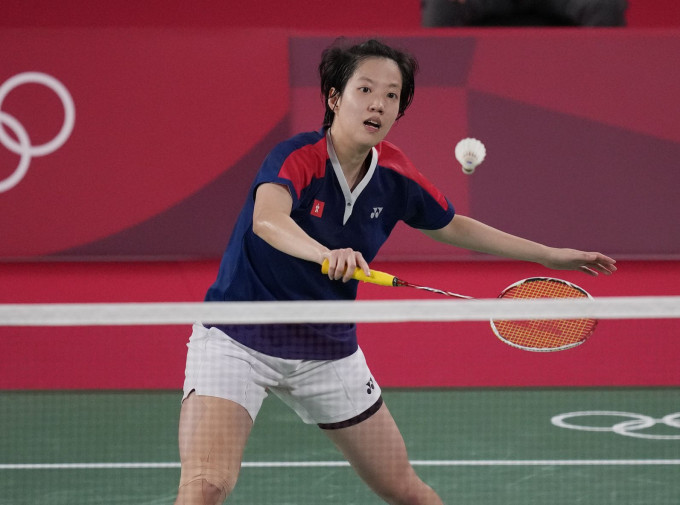 張雁宜在女子單打分組賽中，不敵上屆亞軍。AP
