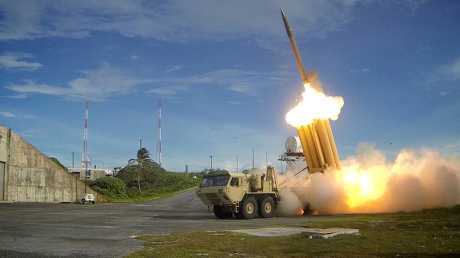 美國在南韓部署終端高空防衛系統薩德。路透社