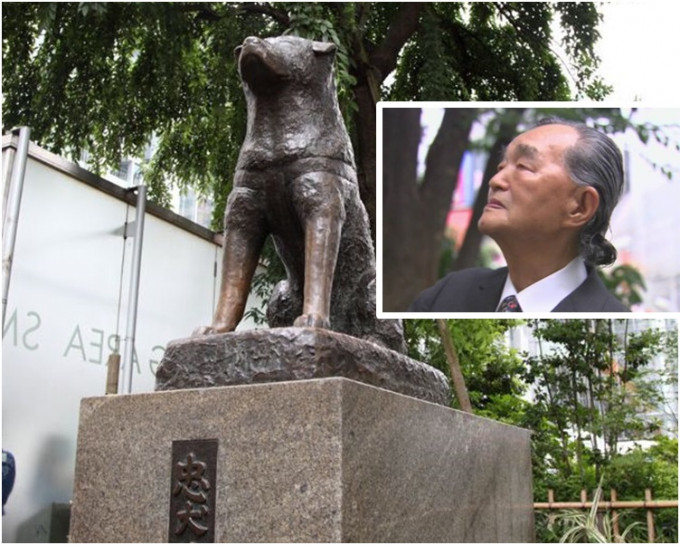 安藤士(小圖)第二代忠犬八公銅像製作人。