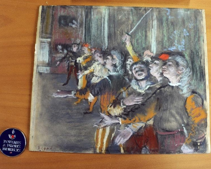 印象派大師德加的名畫《Les Choristes》。網圖