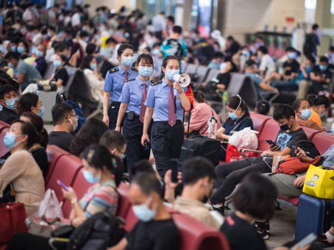 今個中秋內地國內遊旅客達到疫情前八成水平。新華社圖片