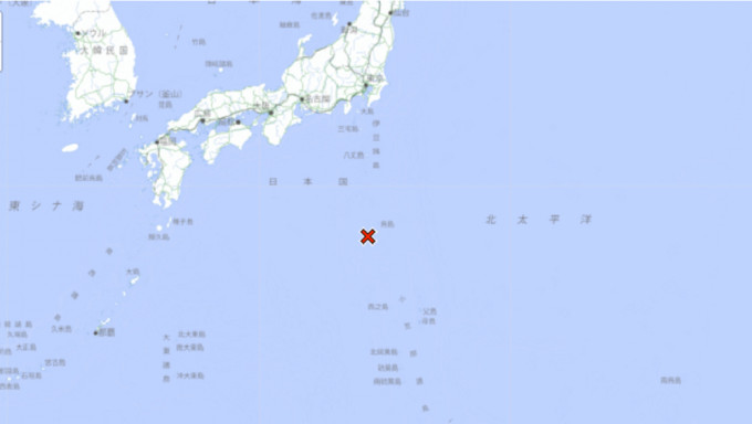 日本伊豆群島鳥島近海在當地時間6日上午10時31分發生6.3級地震。日本氣象廳