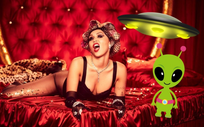 Miley自爆曾跟外星人有一面之缘。