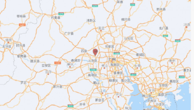 佛山三水区发生黎克特制3.2级地震。中国地震台网