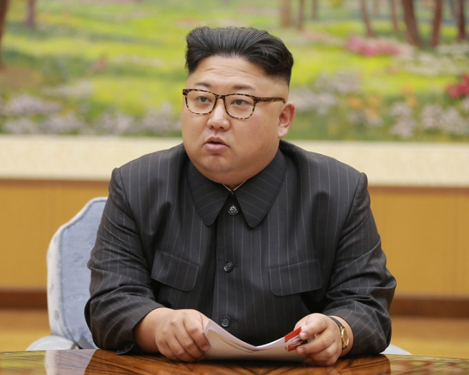 北韩领导人金正恩。AP