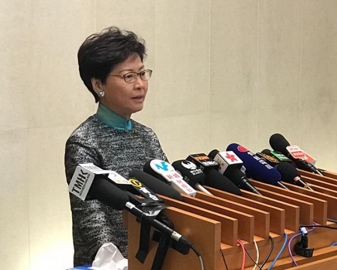 林郑月娥强调政府从无放松过争各界及各立法会议员的支持。