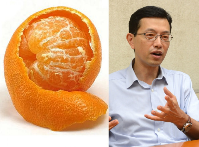 吳秋北在fb上載橙的圖片。