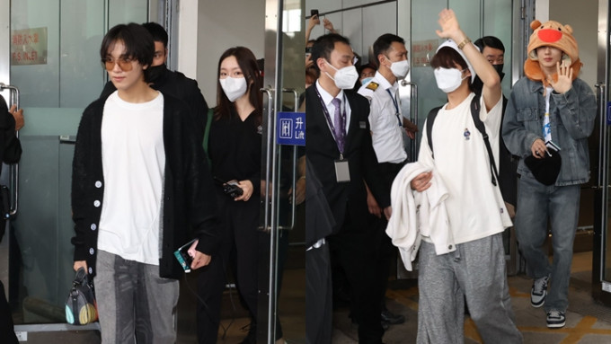 韩国男团NCT DREAM 袭港开骚，近500粉丝迫爆机场。