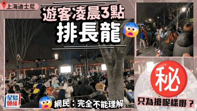 上海迪士尼｜凌晨3點現人龍搶購「這東西」　線上開賣1秒售罄翻炒15倍