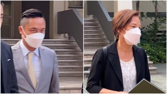謝耀陞（左）與冼玉翎（右）被裁定串謀詐騙罪成，還柙候判。資料圖片