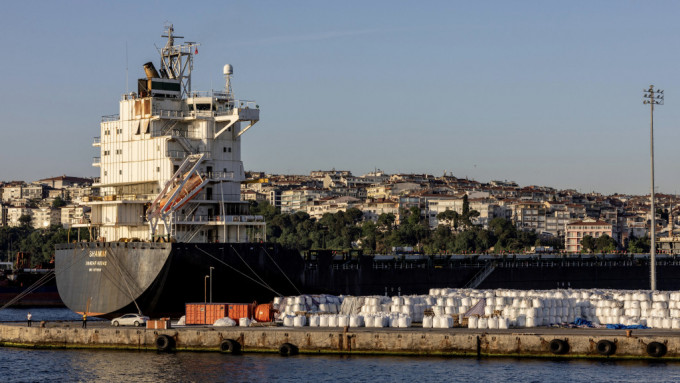 土耳其-以色列主要贸易港口：伊斯坦堡海达尔帕夏港。 路透社
