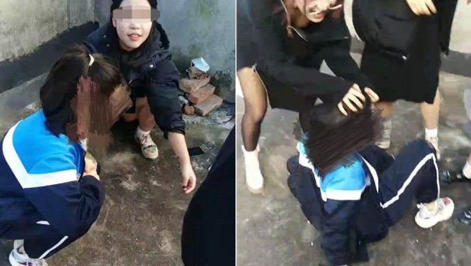 四川13岁女生被同校3名女生殴打，引发家长们不满，警方称网传打人者有后台不实。