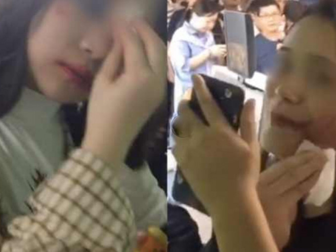 广州汉溪长隆地铁站安检时要求多名乘客卸妆，理由是妆容太惊悚。(网图)
