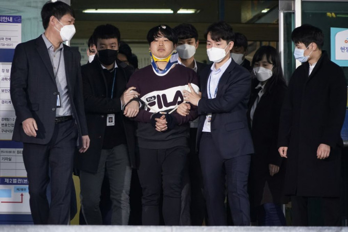 南韩「N号房」主犯赵主彬一审累计获刑45年。AP图片