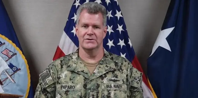 美國海軍太平洋艦隊司令帕帕羅