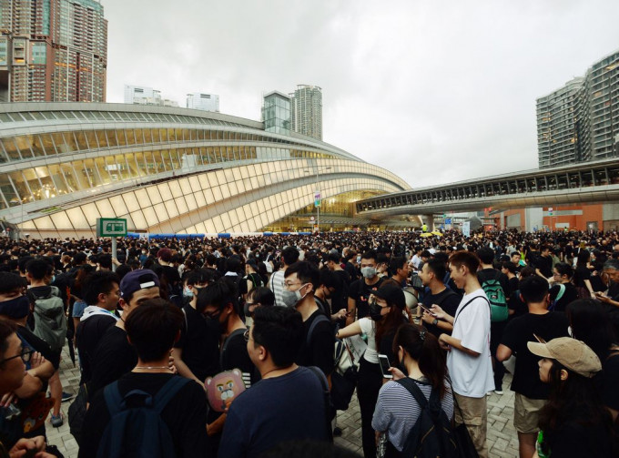 有团体昨日发起九龙大游行。资料图片