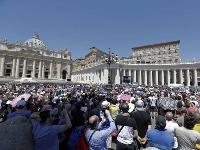 梵蒂岡去年赤字高達5.9億港元。AP資料圖片