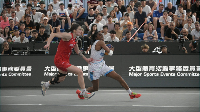 FIBA 3×3篮球巴黎奥运资格赛周日在维园煞科，反应热烈。